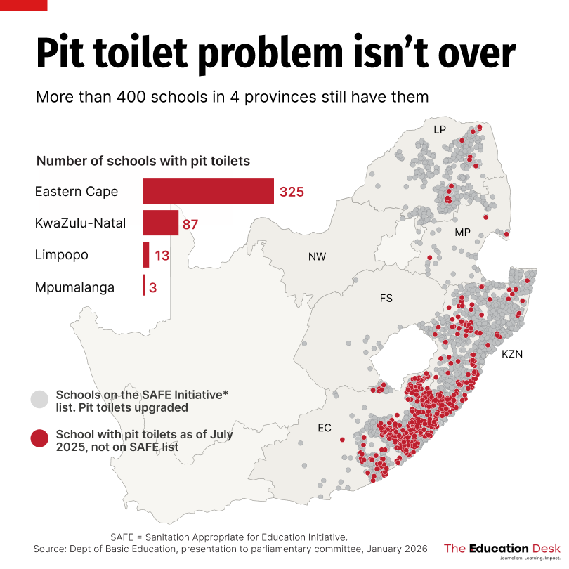 Pit toilet problem isn't over